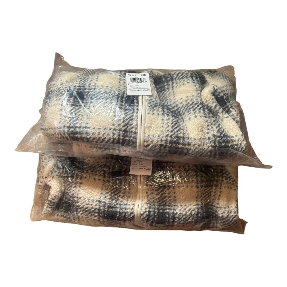 The Children’s Place Boys Print Sherpa Zip-Up Jacket - Hay Stack (C1)